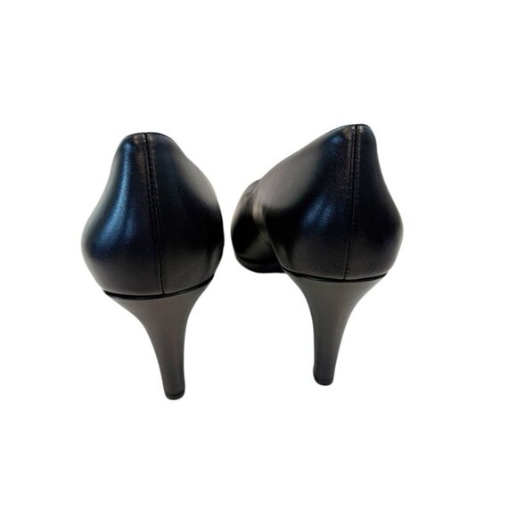 Naturalizer Michelle Black Lea Leather Womens Pumps Shoes High Heels Sz 10M NIB - Picture 4 of 10